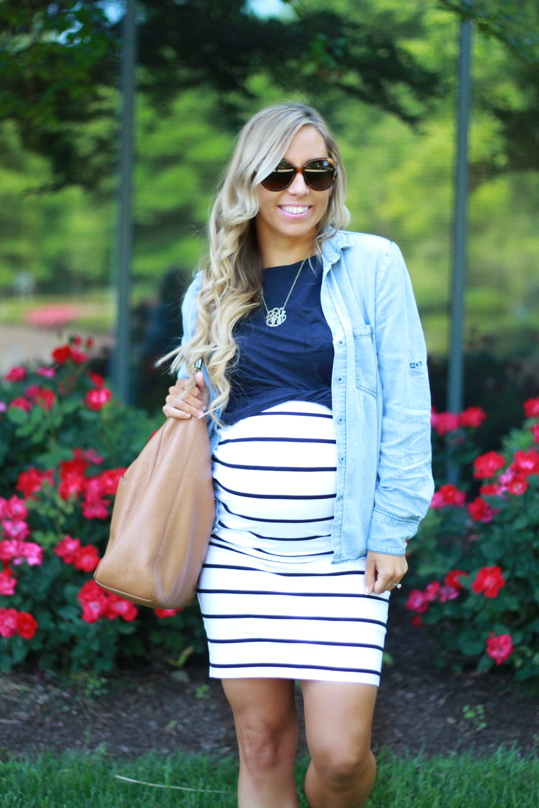 Nautical Maternity Look