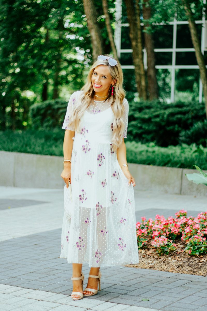 summer floral dress - According to Blaire