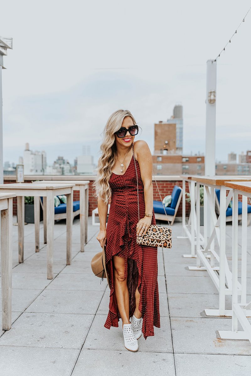 Maxi Dress for Fall & the Perfect White Booties - According to Blaire